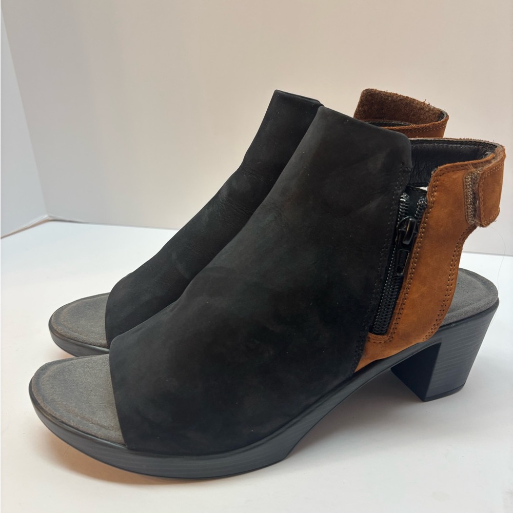 Naot Favorite Black and Brown Women's Ankle Boots